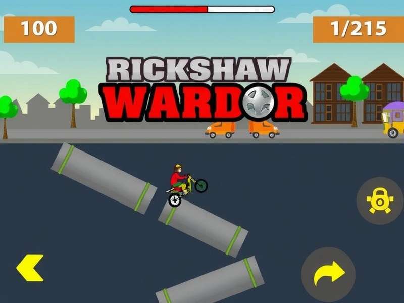 Rickshaw Warrior Pro Game Screenshot